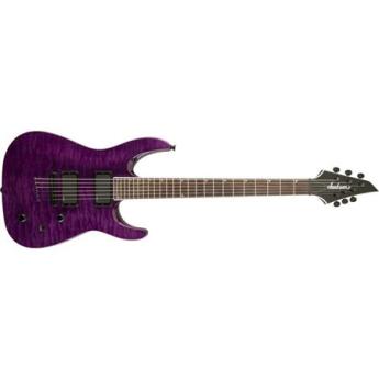 Jackson X Series SLATTXMG (Q) 3-6 Electric Guitar, 24 Frets, Through Neck, Rosewood Fingerboard, Gloss Polyurethane, Transparent Purple