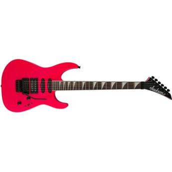 Jackson X Series Soloist SL3X Electric Guitar, 24 Frets, Speed Neck, Dark Rosewood Fingerboard, Gloss Polyester, Neon Pink