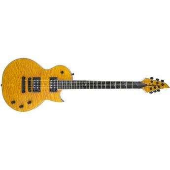jackson Jackson Pro Series Monarkh SC Arched Quilt Maple 6-String Guitar, 22 Frets, Set-Neck, Ebony Fingerboard, Satin Amber