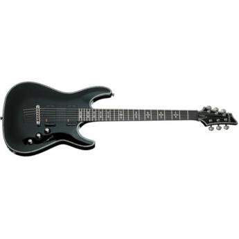 schecter Schecter Hellraiser C-1 6-String Electric Guitar, 24 Frets, Thin C Shape Neck, Rosewood Fretboard, Active Pickup, Gloss Black
