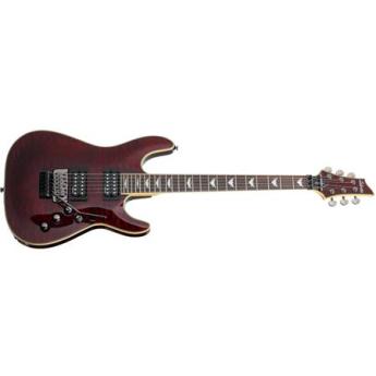 schecter Schecter Omen Extreme-6 Floyd Rose 6-String Sustainiacolid Body Electric Guitar, 24 Frets, Thin C Shape Neck, Rosewood Fretboard, Black Cherry