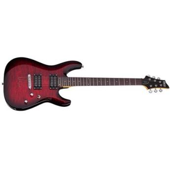 schecter Schecter C-6 Plus 6-String Solid-Body Electric Guitar, 24 Frets, Thin C Shape Neck, Rosewood Fretboard, See-Thru Cherry Burst