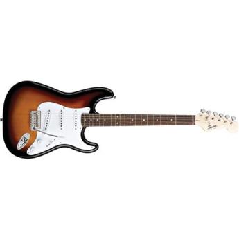 Squier Bullet Strat Electric Guitar with Tremolo Arm, Black