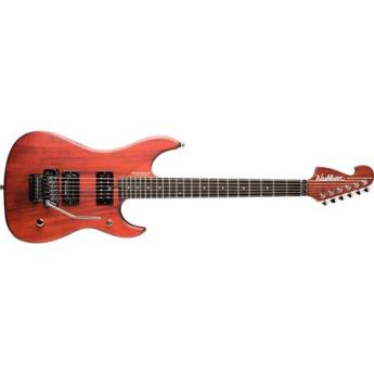 Washburn Nuno Bettencourt Signature Series N24PSVINTAGEK 6-String Electric Guitar, 22 Frets, Bolt-on Neck, Rosewood Fretboard, Floyd Rose Tremolo, Matte Finish, Vintage Padauk Stain