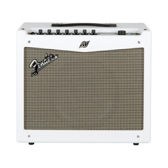 white fender mustang amp