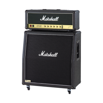 Marshall JCM800 2203X Vintage And 1960AV Half Stack Angled | Greentoe