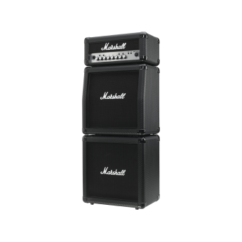 marshall mg series mg15cfxms 15w guitar mini stack carbon fiber