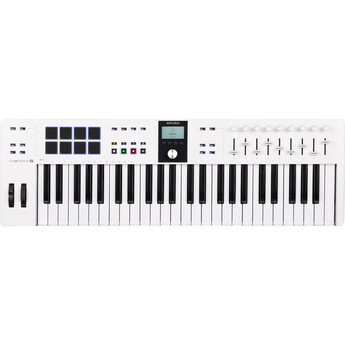 Arturia KeyLab Essential mk3 49-Key Universal MIDI Controller and Software (White) — thumbnail 2