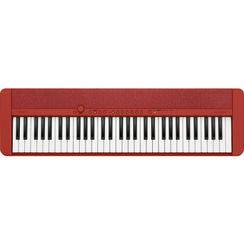 Casio CT-S1 61-Key Touch-Sensitive Portable Keyboard (Red) — thumbnail 3