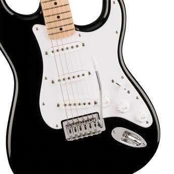 Squier Sonic Stratocaster Electric Guitar - Black — thumbnail 3
