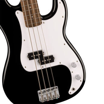Squier Sonic Precision Electric Bass Guitar - Black — thumbnail 3