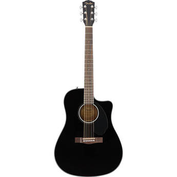 CD-60SCE Dreadnought Acoustic Guitar with CD-1 Fishman Pickup and Preamp - Black