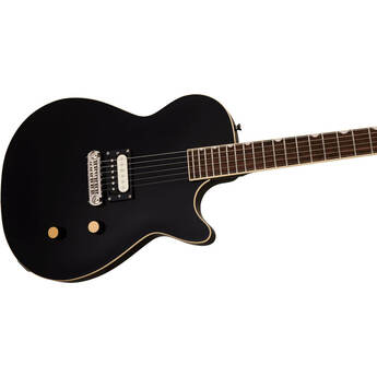 Streamliner Jet 1 Pickup 6-String Electric Guitar - Jet Black — thumbnail 3