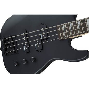 Minion JS1X Concert Bass Electric Guitar - Satin Black — thumbnail 4