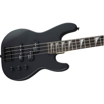 Minion JS1X Concert Bass Electric Guitar - Satin Black — thumbnail 5