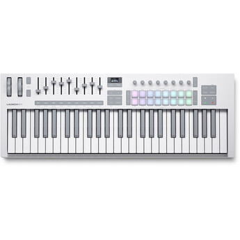 Novation Launchkey 49 MK4 USB MIDI Keyboard Controller (White, 49 Keys) — thumbnail 3