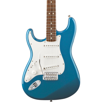 Fender Standard Stratocaster Left Handed Electric Guitar Lake Placid Blue Rosewood Fretboard
