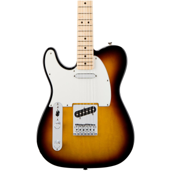 Fender Standard Telecaster Left Handed Electric Guitar Brown Sunburst Gloss Maple Fretboard