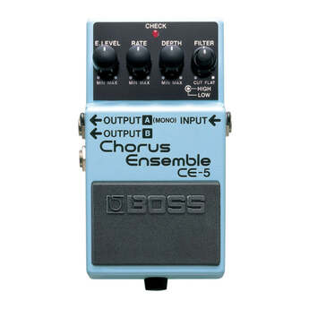BOSS CE-5 Stereo Chorus Ensemble Compact Pedal for Any Kind of Chorus Effect