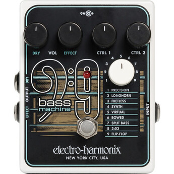 Electro-harmonix BASS9 Bass Machine Pedal for Electric Guitars — thumbnail 3