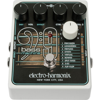 Electro-harmonix BASS9 Bass Machine Pedal for Electric Guitars — thumbnail 4