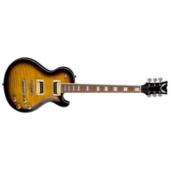 Dean Thoroughbred X Flame Maple Top 6-String Electric Guitar, 22 Frets, "C" Shape Neck, Jatoba Fretboard, Trans Brazilia