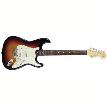 Fender Classic Series 60s Stratocaster Electric Guitar, 21 Frets, C Shape Neck, Rosewood Fingerboard, Passive Pickup, Polyester, 3-Color Sunburst