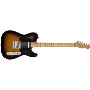 Fender Road Worn 50s Telecaster Electric Guitar, 21 Frets, C Shape Neck, Maple Fingerboard, Passive Pickup, Nitrocellulose Lacquer, 2-Tone Sunburst