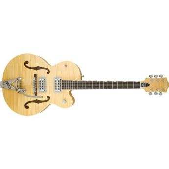 Gretsch Professional Collection G6120SH Brian Setzer Hot Rod Hollowbody Electric Guitar with Case, 22 Frets, Ebony Fingerboard, Maple Neck, Passive Pickup, Blonde