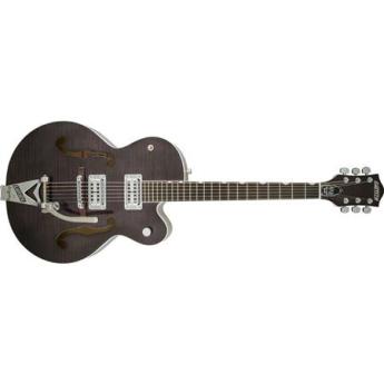 Gretsch Professional Collection G6120SH Brian Setzer Hot Rod Electric Guitar, 22 Frets, Ebony Fingerboard, Maple Neck, Passive Pickup, Urethane, Tuxedo Black 2-Tone