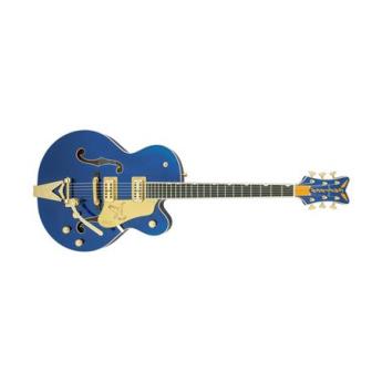 Gretsch G6136T Limited Edition Falcon Electric Guitar with String-Thru Bigsby , 22 Frets, "U" Neck, Ebony Fingerboard, Azure Metallic