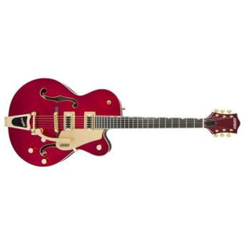 Gretsch G5420TG Limited Edition Electromatic Single-Cut Hollow Body Electric Guitar with Bigsby, 22 Frets, "U" Neck, Rosewood Fingerboard, Gold Hardware, Candy Apple Red