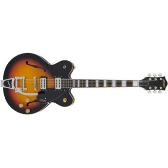 Gretsch G2622T Streamliner Center Block Double Cutaway Electric Guitar with Bigsby Tailpiece, 22 Frets, Thin "U" Neck, Rosewood Fingerboard, Gloss Polyurethane, Aged Brooklyn Burst