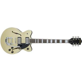 Gretsch G2622T Streamliner Center Block Junior Double Cutaway Electric Guitar with Bigsby Tailpiece, 22 Frets, Thin "U" Profile Neck, Rosewood Fingerboard, Gloss, GoldDust