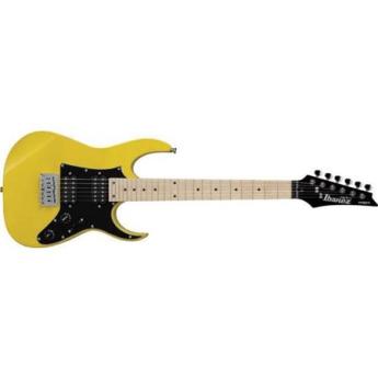 Ibanez miKro Series GRGM21M Electric Guitar, 24 Frets, Maple Neck, Infinity R Passive Pickup, Maple Fretboard, Yellow