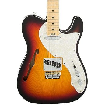 Fender American Elite Telecaster Thinline Maple Fingerboard Electric Guitar 3-Color Sunburst
