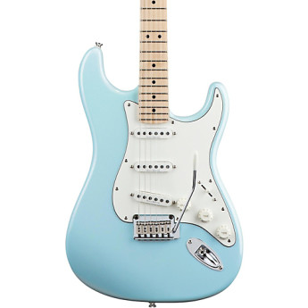 Squier Deluxe Strat Electric Guitar Daphne Blue