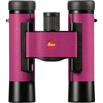 Leica 10x25 Ultravid Colorline Binocular (Cherry Pink)