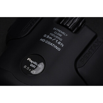 Pentax 8.5x21 Papilio III WR Binoculars (Black) — thumbnail 5