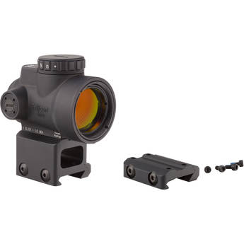 Trijicon 1x25 MRO Reflex Sight with Low Mount & Lower 1/3 Co-Witness Mount (Red Dot Reticle)