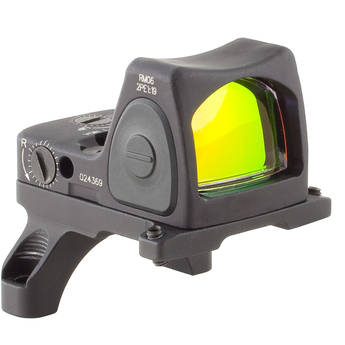 Trijicon RM06 RMR Type 2 Adjustable LED Reflex Sight with RM35 Mount (3.25 MOA Red Dot, Matte Black)
