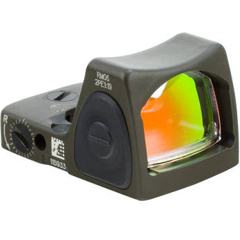 Trijicon RM06 RMR Type 2 Adjustable LED Reflex Sight (3.25 MOA Red Dot, Cerakote OD Green)