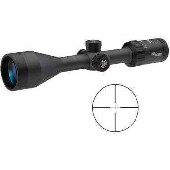 Sig sauer 3-9x50 WHISKEY3 Riflescope (QuadPlex Reticle, Matte Black)