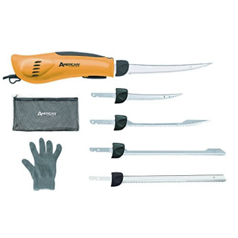 American Angler Electric Fillet Knife Pro w/5' Blades & Glove, 32352