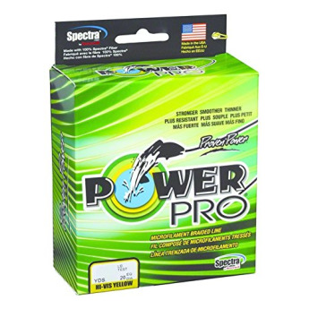 Power Pro Spectra 80Lb 500Yds Hi-Vis Yel Braid, 80-500-Y
