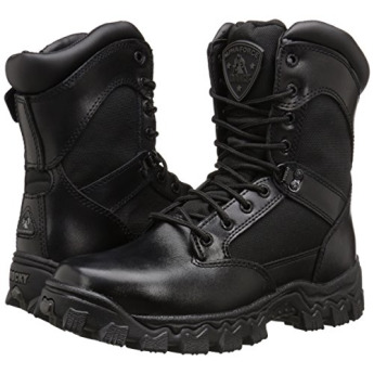 rocky boots with side zipper