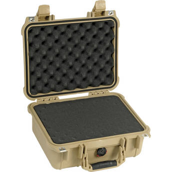 Pelican 1400 Case with Foam (Desert Tan)