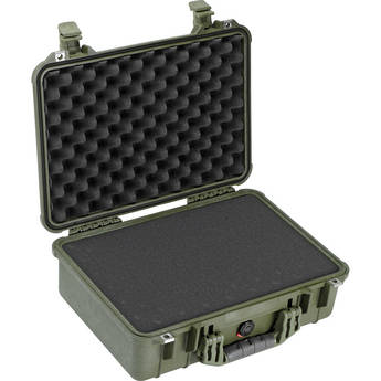 Pelican 1500 Case with Foam (Olive Drab Green)