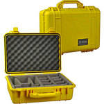 Pelican 1554 Waterproof 1550 Case with Dividers (Yellow)
