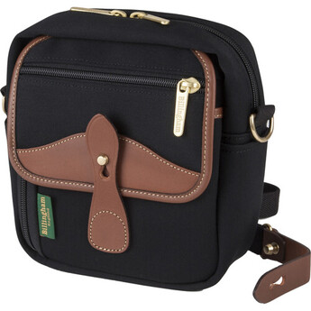 Billingham Pola Stowaway Camera Bag (Black Canvas / Tan Leather Trim, 2.3)